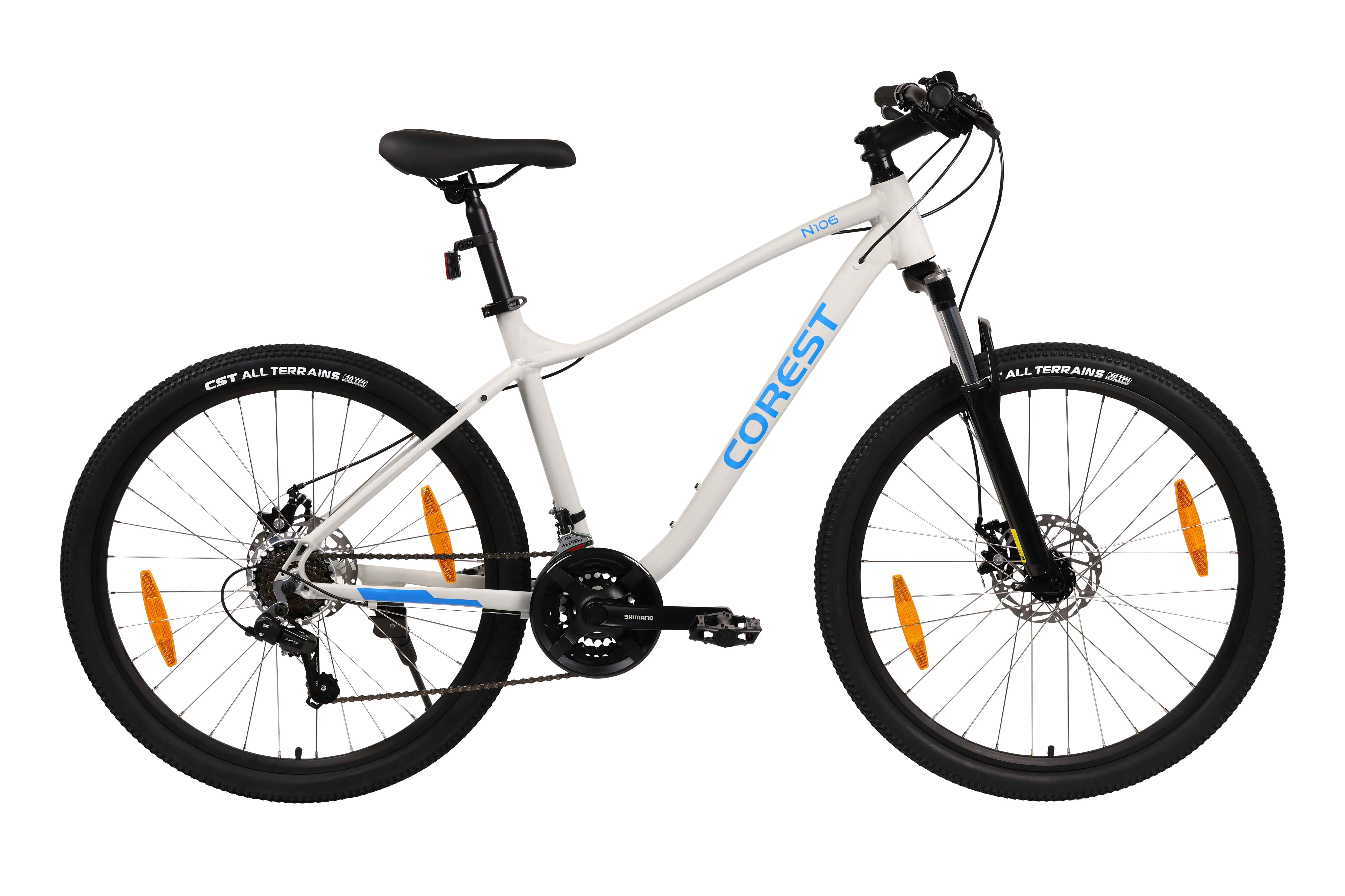 Bike COREST YUB026 26 Unisex 17" TOURNEY 3x7*Grey glossy