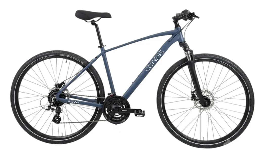 Bike COREST HB10 28 Hybrid GTS 21"  ALTUS 3x8*SF*Blue-Grey matt