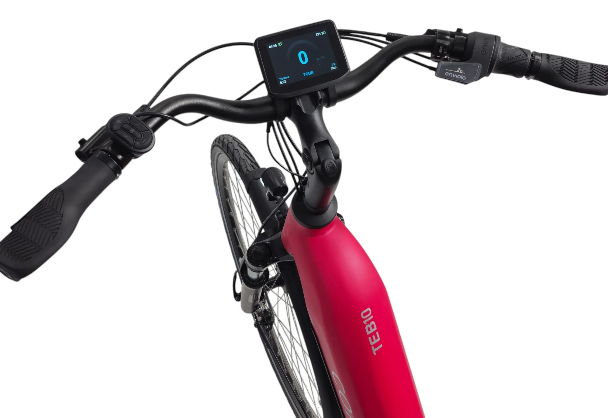 e-Bike COREST CEB10 28 City Wave 48cm GOBAO* ENVIOLO-GATES*Wine-Red matt