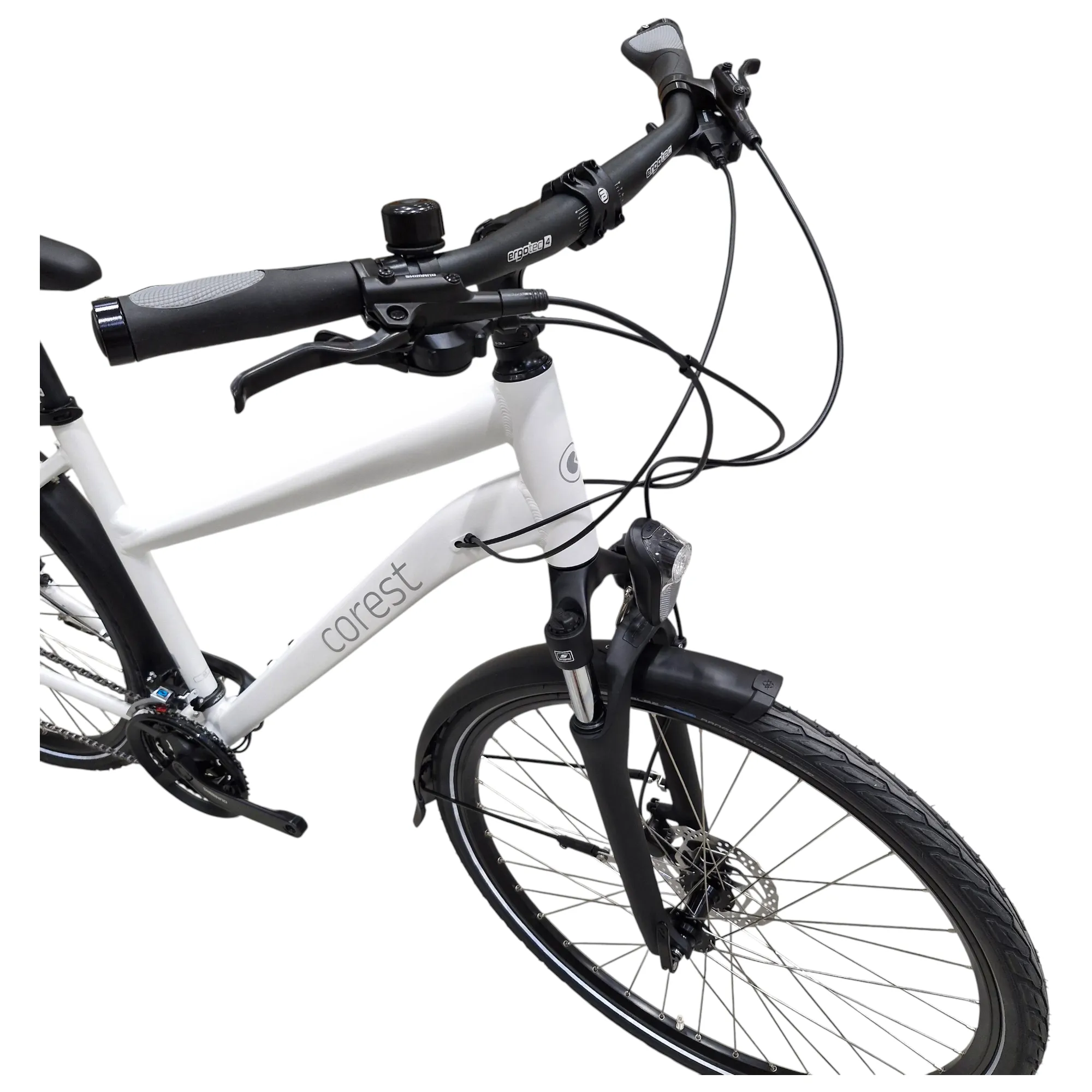 Bike COREST TB10 28 Trekking LDS 19" ALTUS 3x8*SF*Pearl white matt